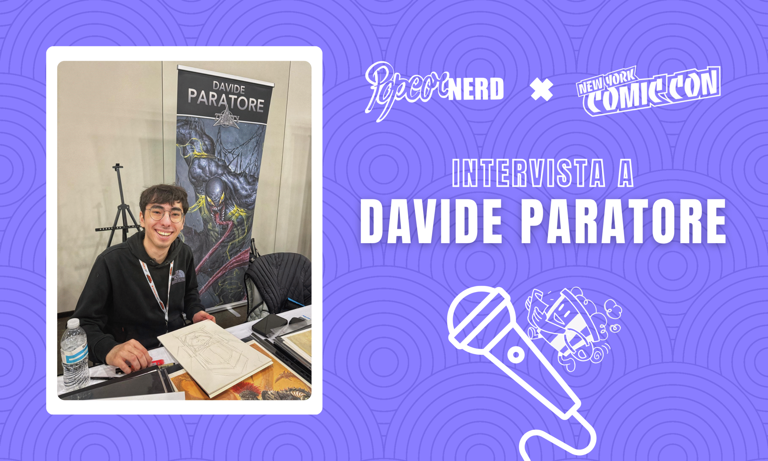 Intervista a Davide Paratore, ospite in Artist Alley NYCC 2025