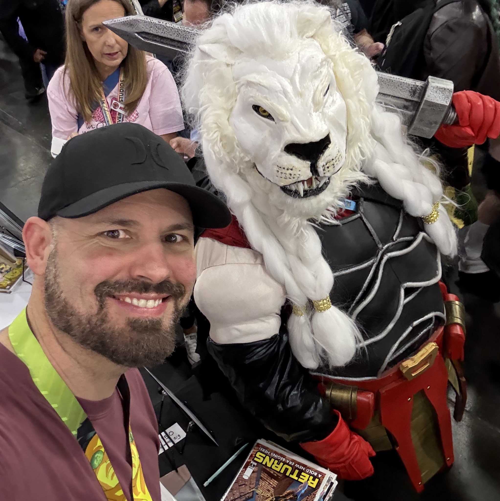 Ryan Ottley con Battle Beast durante il NYCC 2025