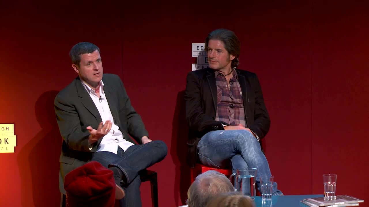 Robbie Morrison e Charlie Adlard nel 2014