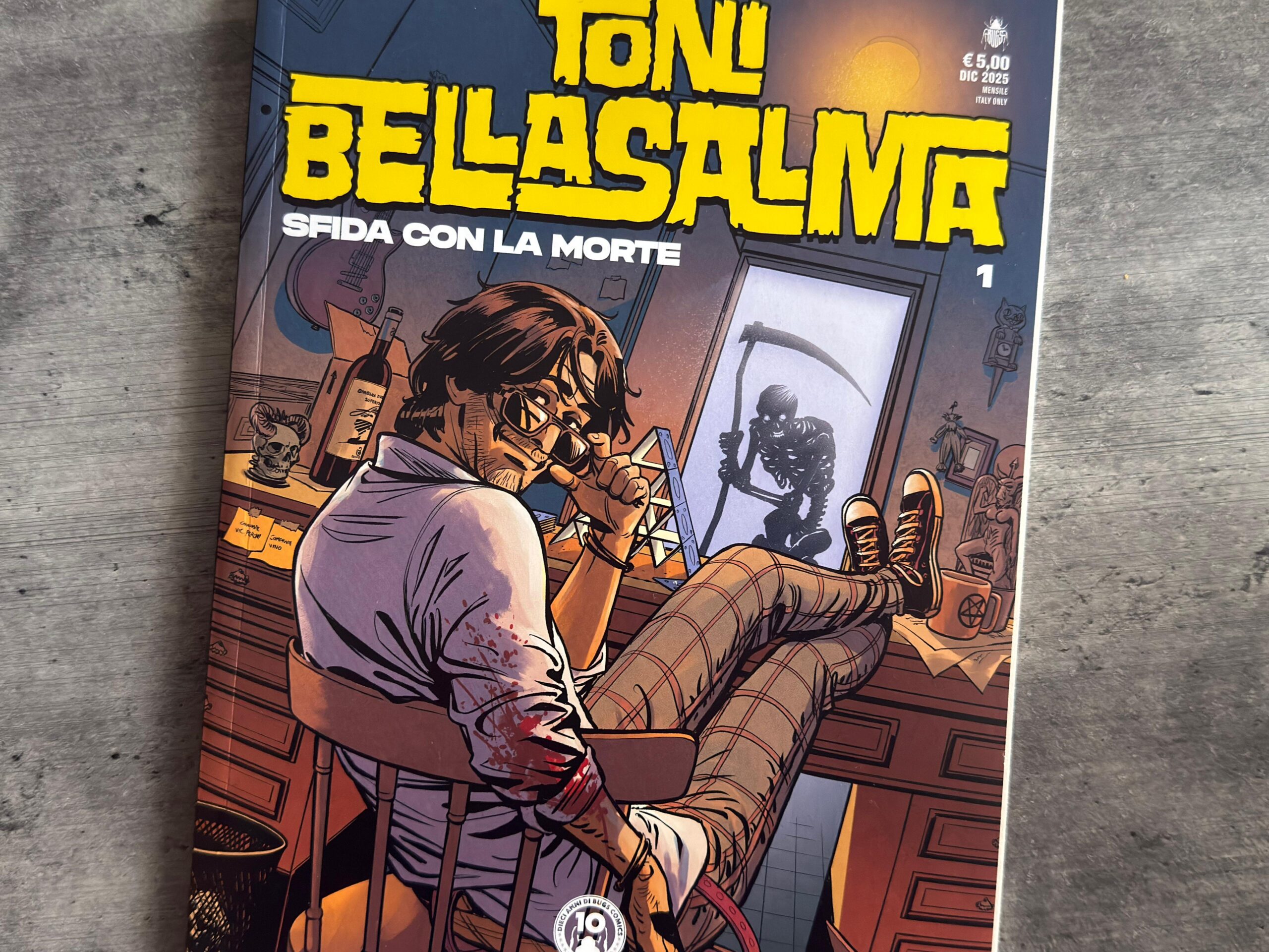 Copertina di Riccardo Randazzo con la macchia di sangue