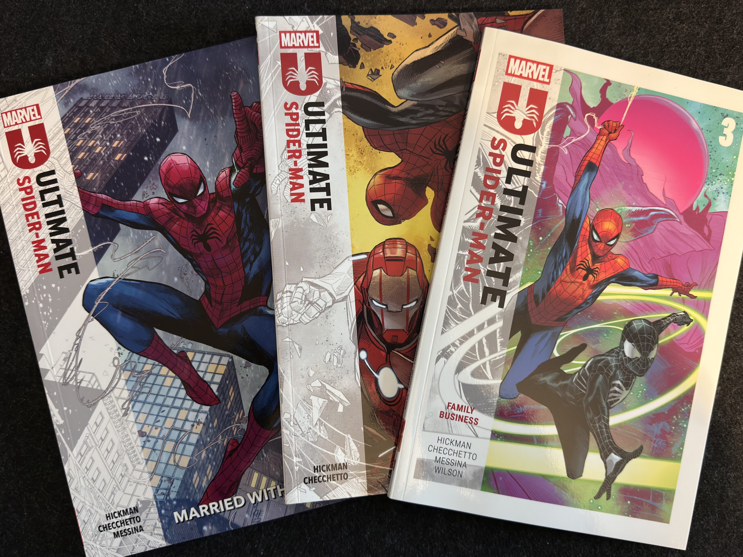 Ultimate Spider-Man vol. 1, 2, 3