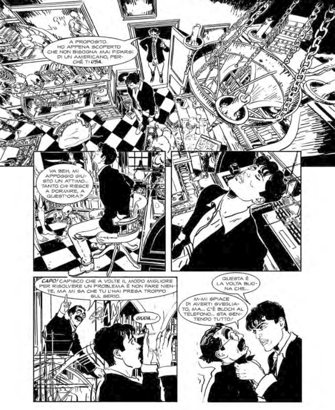 Tavola tratta da Dylan Dog #473 - My Splatter Valentine