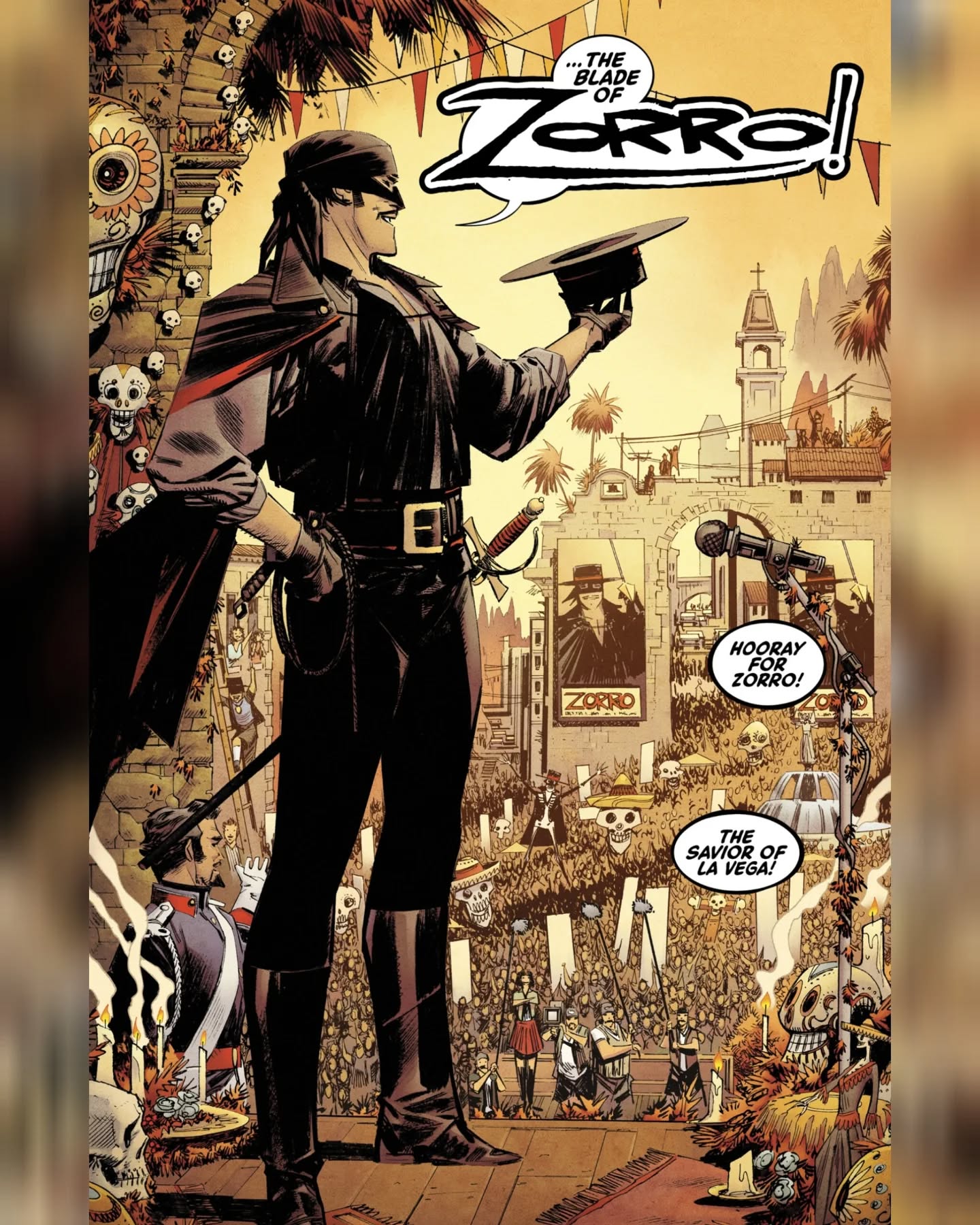 Tavola tratta da Zorro: Man of the Dead #1