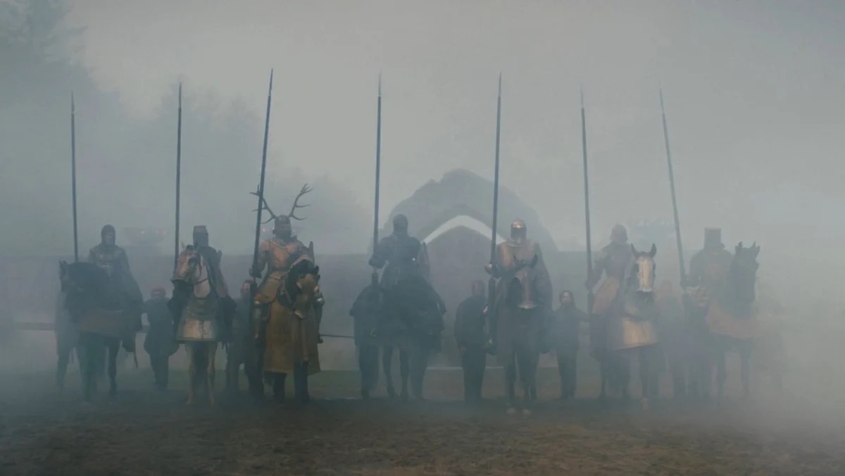 Dunk e gli altri sei cavalieri pronti allo scontro