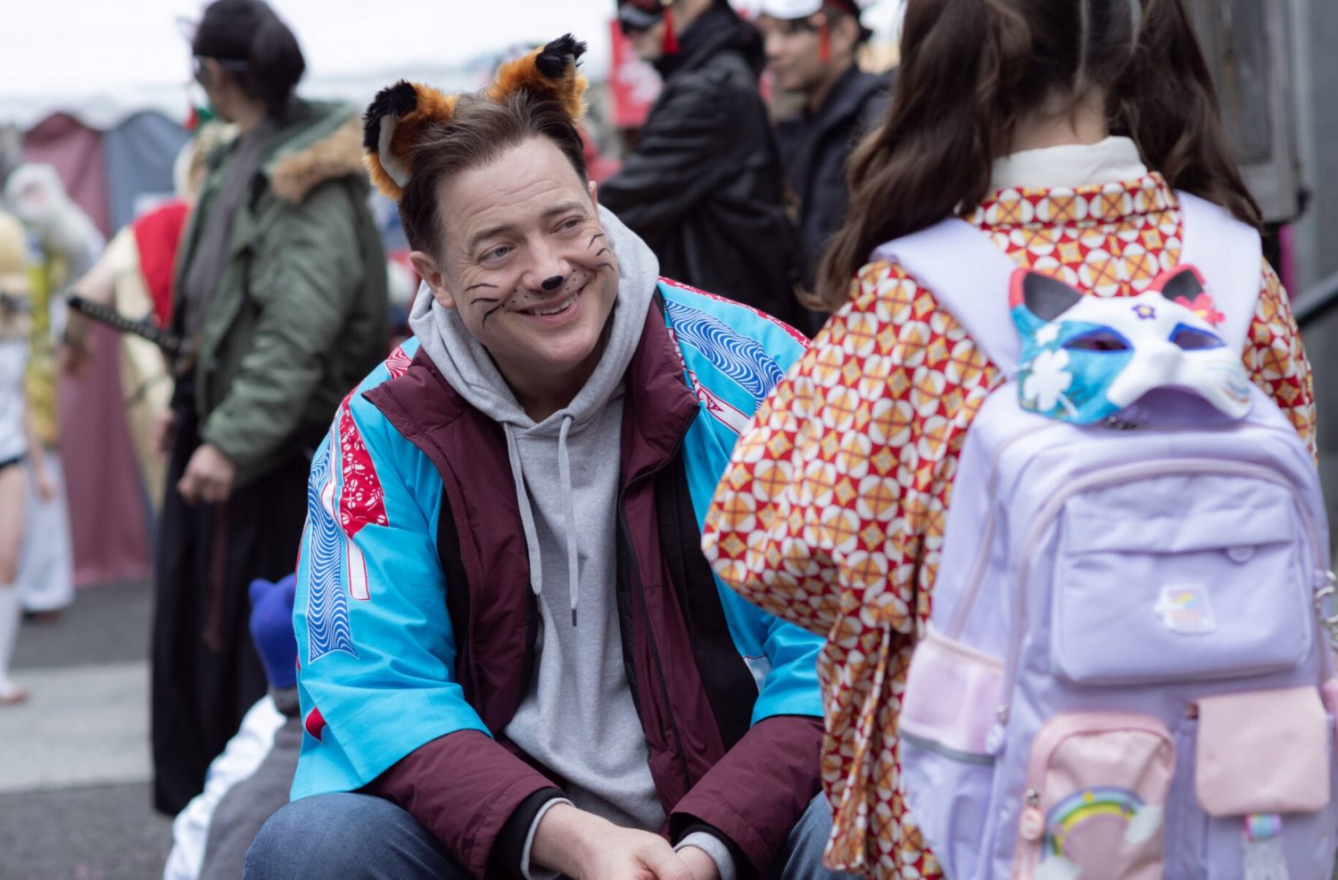 Brendan Fraser in una scena di Rental Family