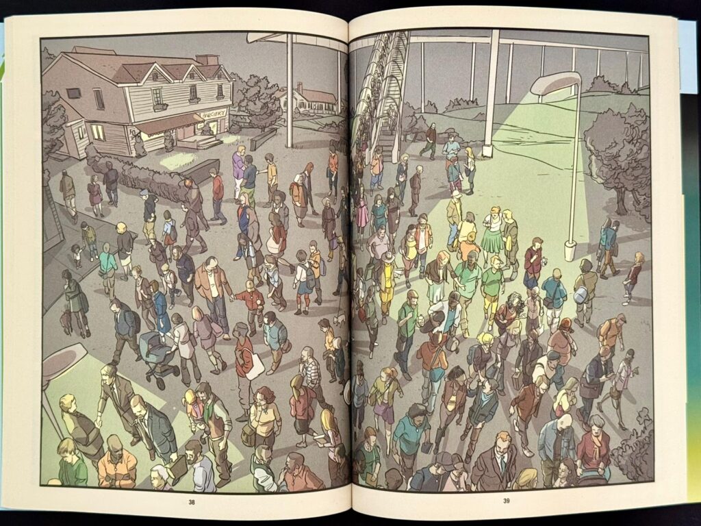 Splash page in stile "Where's Waldo" in 10 Ottobre - Effetto domino