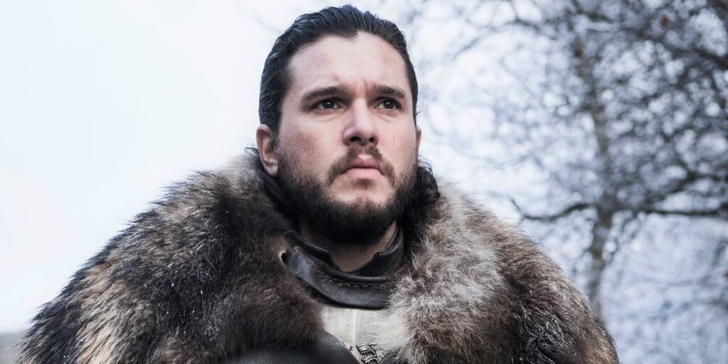 Jon Snow interpretato da Kit Harrington
