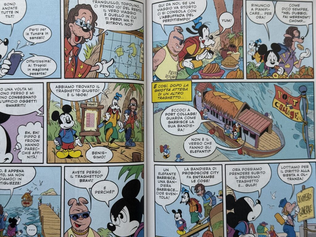 Topolino e lo sbandieramento vacanziero
