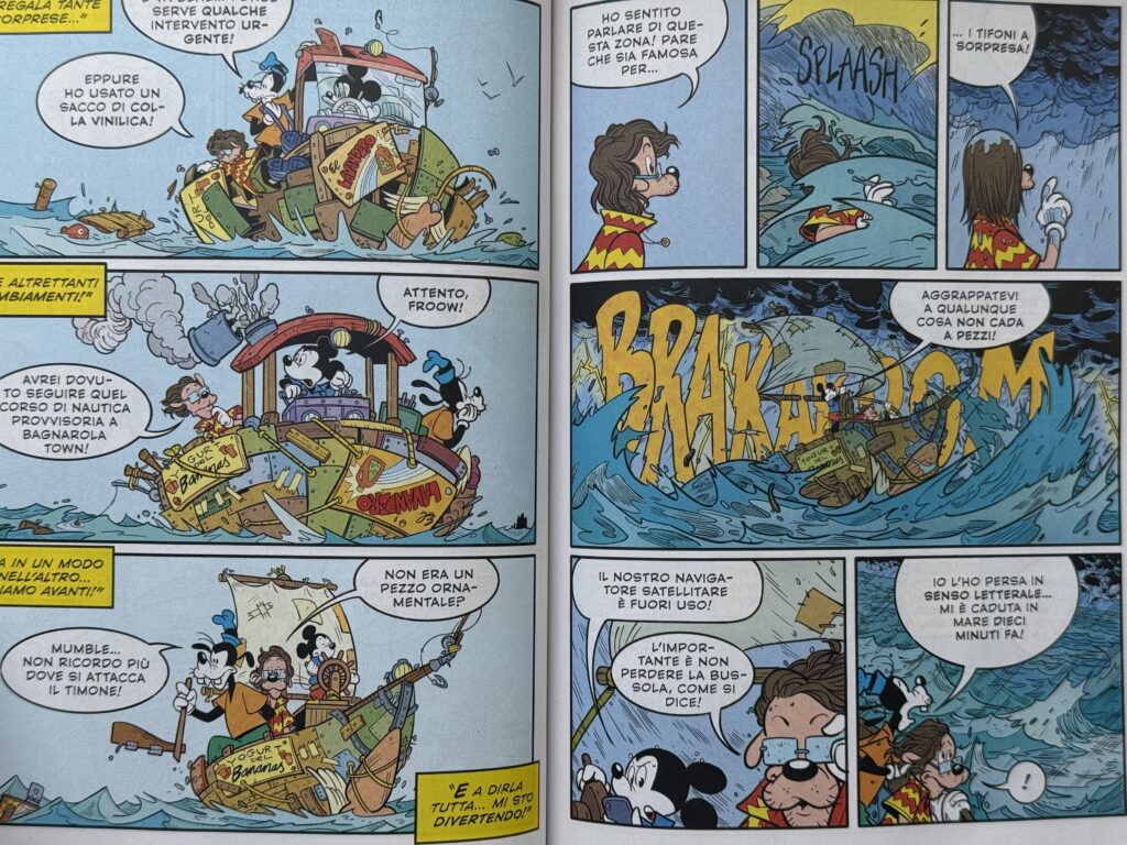 Topolino e lo sbandieramento vacanziero