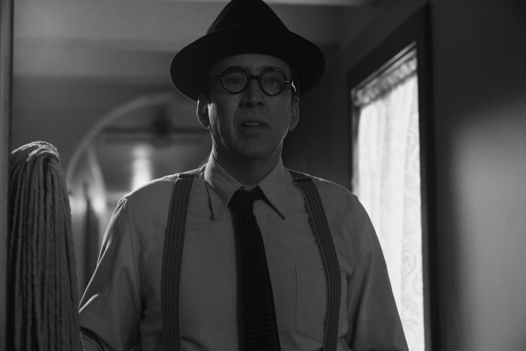Ben Reilly/Spiderman (Nicolas Cage) in SPIDER-NOIR
Photo: Aaron Epstein/Prime
© Amazon Content Services LLC