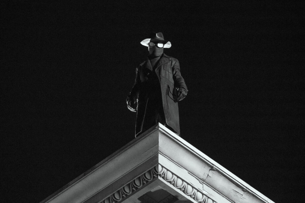 Ben Reilly/Spiderman (Nicolas Cage) in SPIDER-NOIR
Photo: Aaron Epstein/Prime
© Amazon Content Services LLC