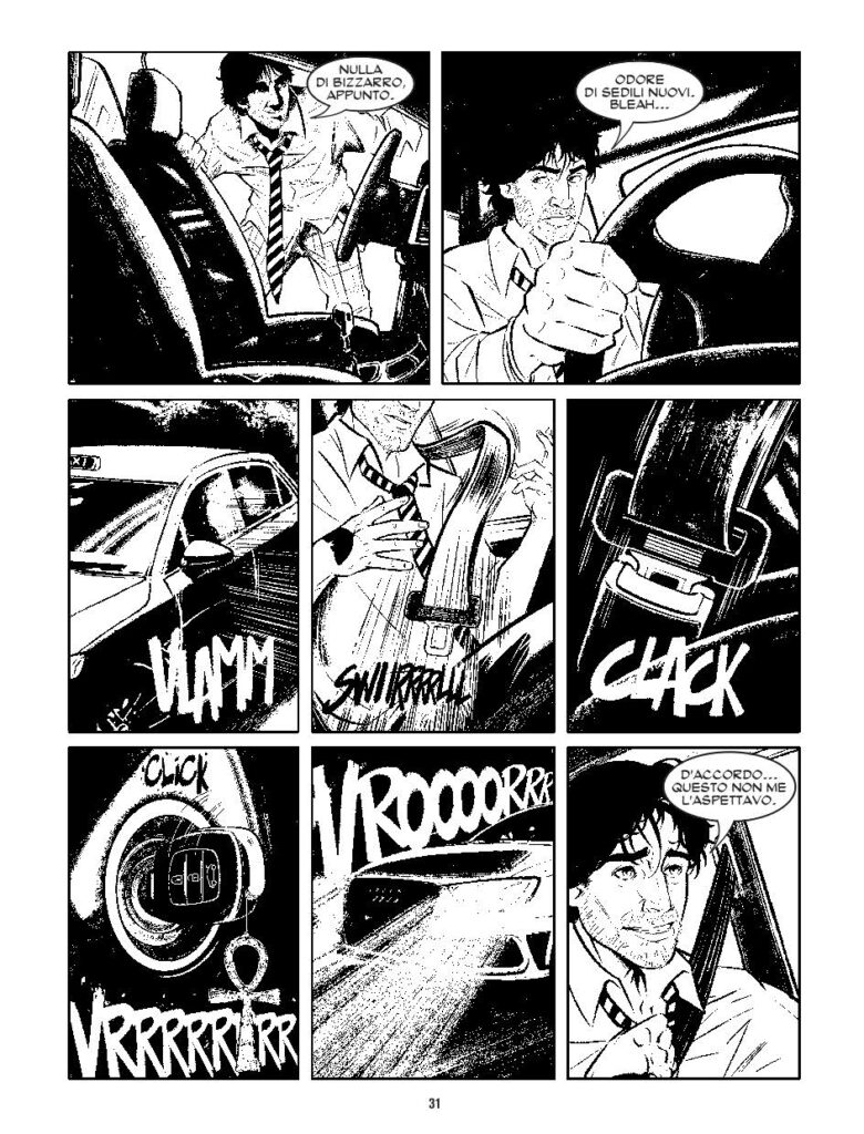 Tavola tratta da Toni Bellasalma 6 - Il taxi delle anime perdute